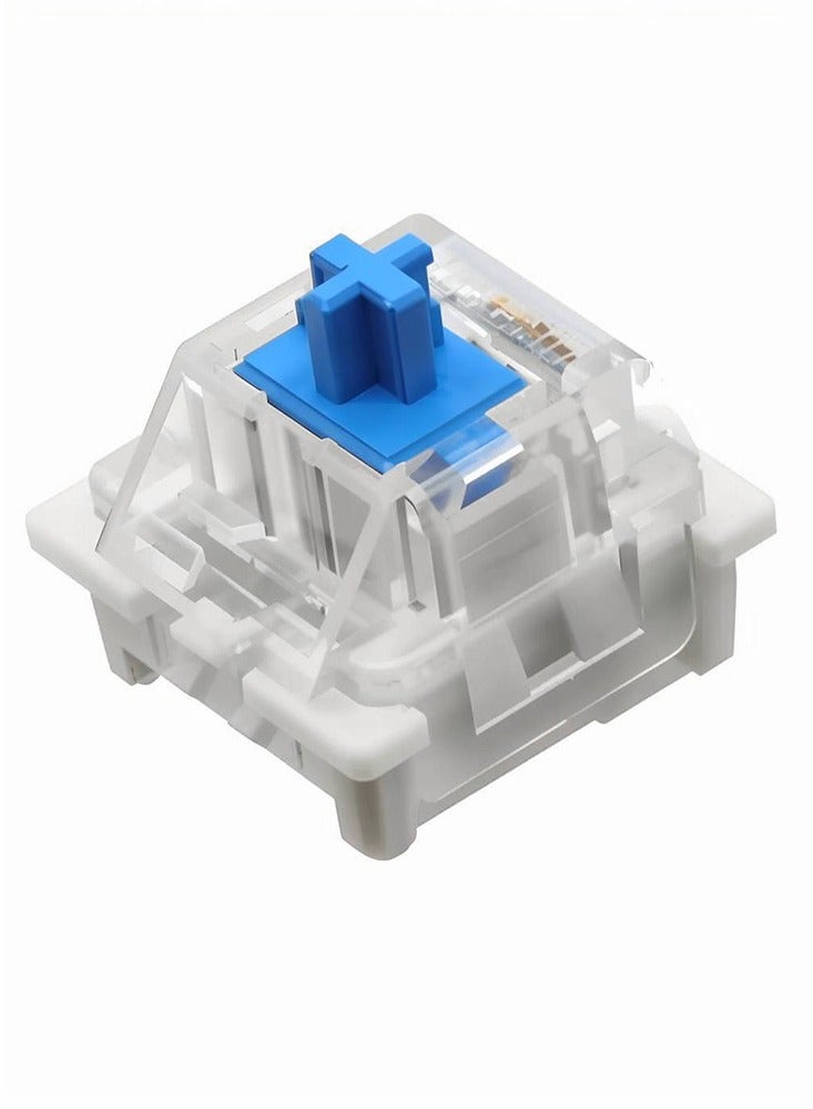 110pcs Keyboard Switch 3-pin Linear Tactile Click Switch Outemu Mechanical Keyboard Blue Game Switch  - Image 1