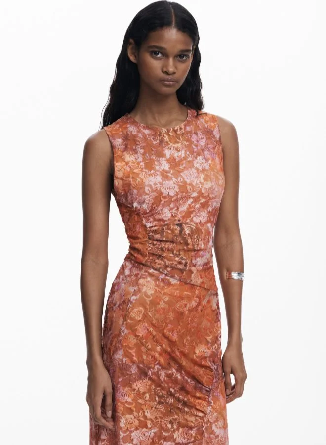 ديسيجوال فستان ملفوف بالأزهار