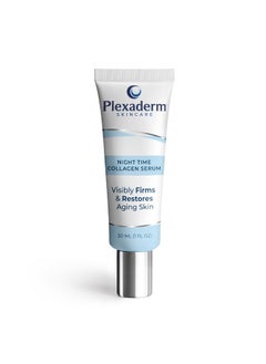 Plexaderm 30 Ml Night Time Collagen Serum For Firmer, Fuller, More Youthful Looking Skin, Anti-Aging Collagen & Peptide Serum, Best Collagen Serum For Women & Men, Paraben-Free, Developed In The Usa  - Image 1
