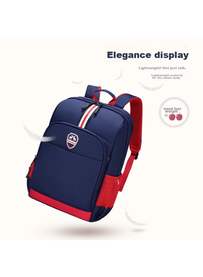 V.nine Backpack For Primary School Boys, Lightweight Children's Schoolbag For Girls, Large Capacity Cloud-style Backpack, British Style Backpack - Image 5
