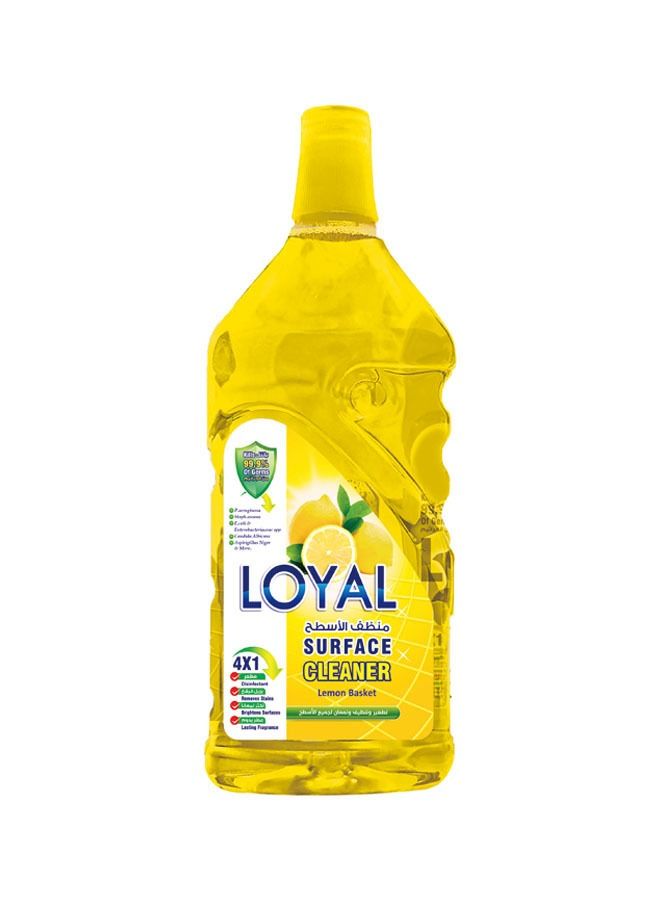 loyal Surface Cleaner Liquid/Lemon Basket/Yellow/2400ml/Pack of 1 - Image 1