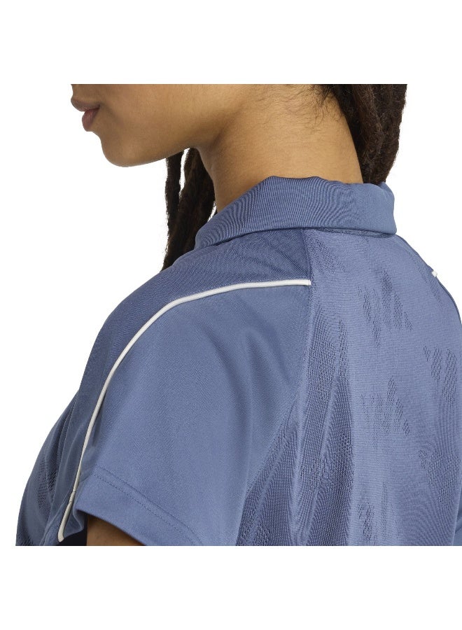 Adidas W Sta Seas Top Blue Training T-Shirts For Women XS - Image 1