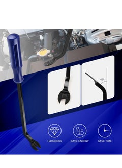 Oasisgalore 8 Piece Blue Car Trim Removal Tool Kit, No-Scratch Plastic Pry Tools for Vehicle Interior Fasteners, Door Panels.  - Image 4