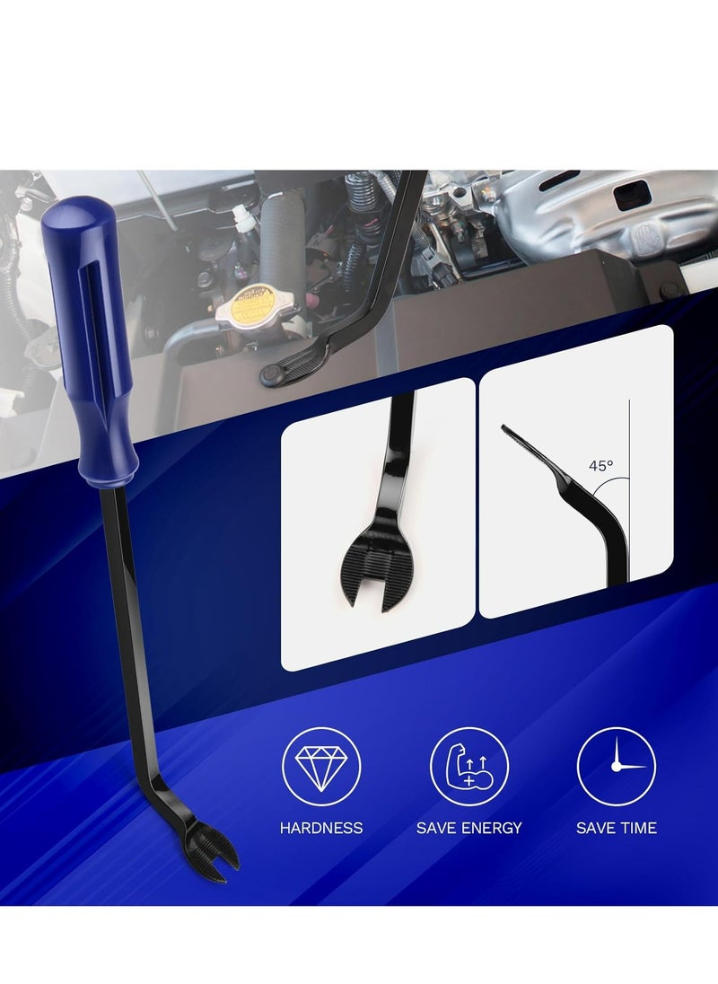 Oasisgalore 8 Piece Blue Car Trim Removal Tool Kit, No-Scratch Plastic Pry Tools for Vehicle Interior Fasteners, Door Panels.  - Image 4