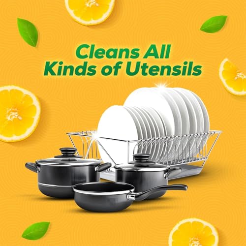 Vim Dishwash Liquid 3 L pouch | Removes 100+ Odours & Grease in 1 wash | With the power of 100 Lemons - Image 3