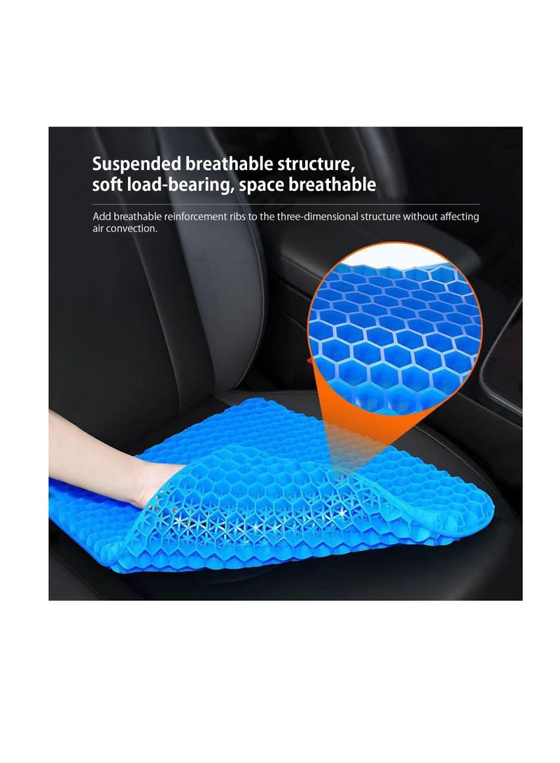 Bonita BONITA Large Gel Seat, Cooling Cushion for Prolonged Sitting (Thick & Breathable) - Comfortable Soft Chair Cushion for Office Chair, Wheelchair, and Hip Pain Relief - Image 2