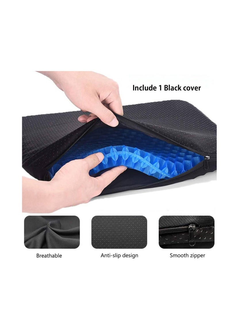 Bonita BONITA Large Gel Seat, Cooling Cushion for Prolonged Sitting (Thick & Breathable) - Comfortable Soft Chair Cushion for Office Chair, Wheelchair, and Hip Pain Relief - Image 5