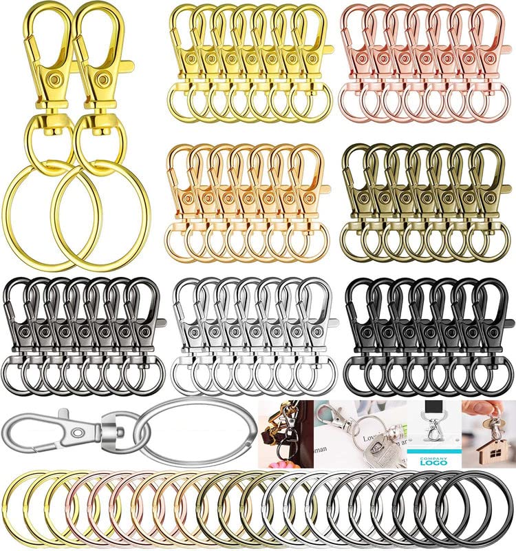 DIY Crafts Pack Of 10 Pcs, Antique Silver, Key Chain H (Pack Of 10 Pcs, Antique Silver)