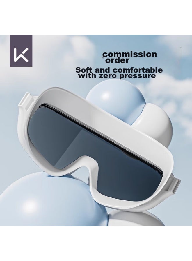 Keep Swimming Goggles, Large Frame, Waterproof, Anti-fog, High-definition, For Men And Women, Professional Training Swimming Equipment, Cherry Blossom Pink - Image 5