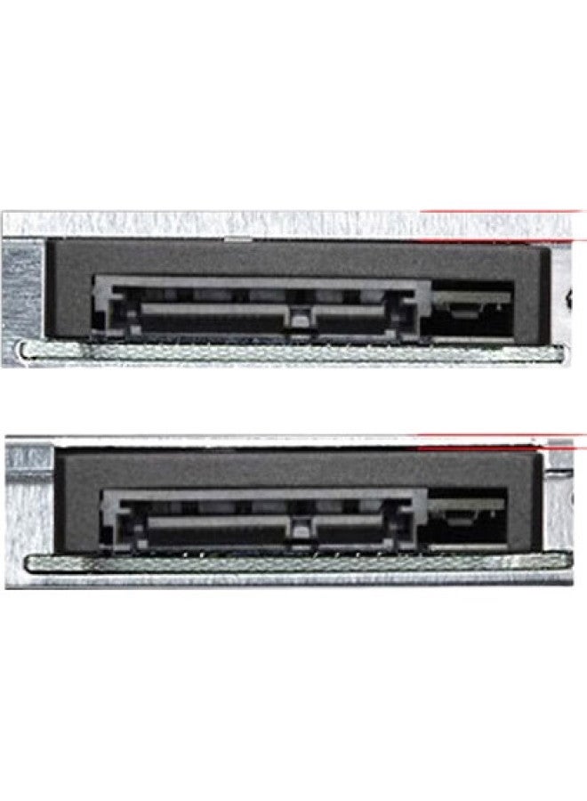 Suoli 12.7Mm Laptop Optical Drive Bracket Sata Hard Drive Mount, Silver (Suitable For Ssd/Solid State Drive/Supports Hot-Swappable/Sla12) - Image 3