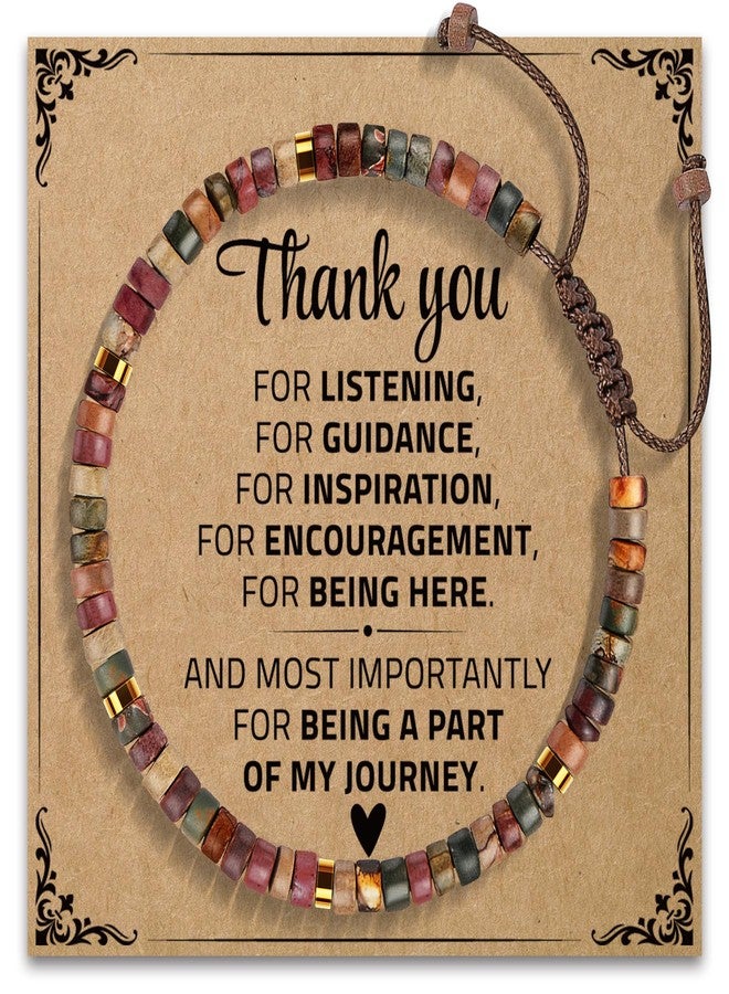 AGOT Thank You Gifts for Women Men, Appreciation Gifts for Teacher Mentor Mom Dad Aunt Principal Secretary Boss Colleague Friends - Leaving Gifts Thank You for being Part of My Journey - Image 1