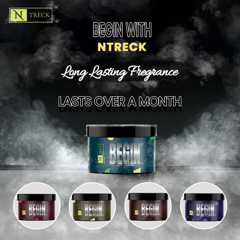 N Treck NTreck Begin Lemon & Musk Fragrance Car Perfume | Long-Lasting Organic Car Air Freshener, Natural Odor Remover Refreshing Car Diffuser for Dashboard & Vents | Eco-Friendly for car Interior - Image 4