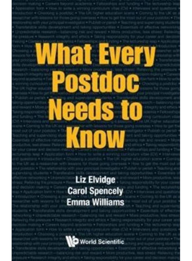 What Every Postdoc Needs To Know - Hardback