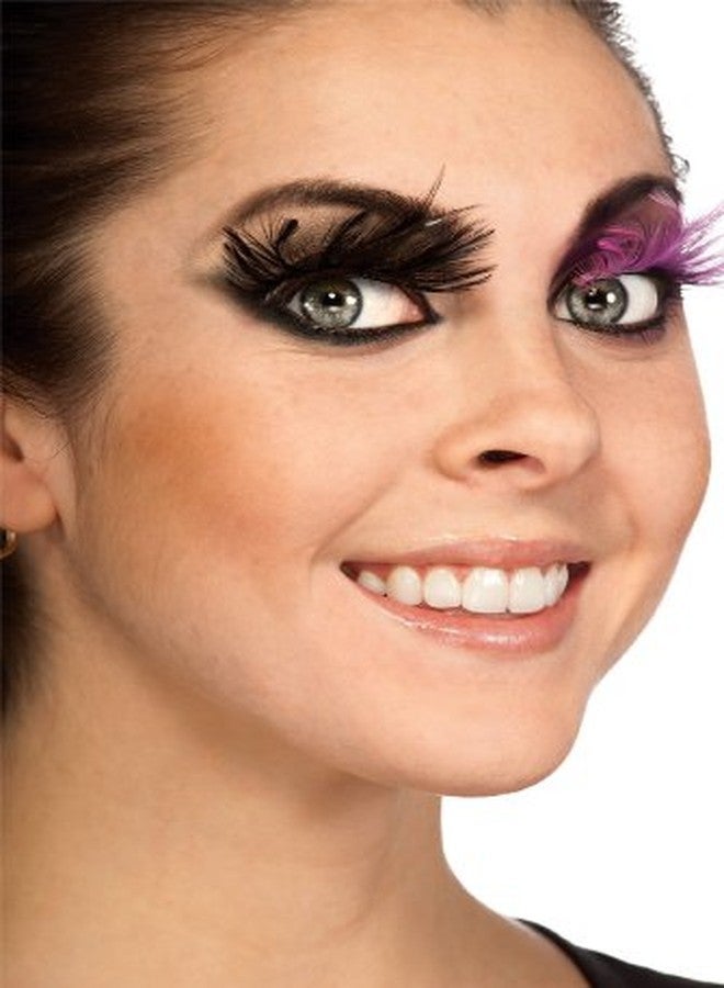 Rubies Black Eyelashes and Adhesive - Image 2