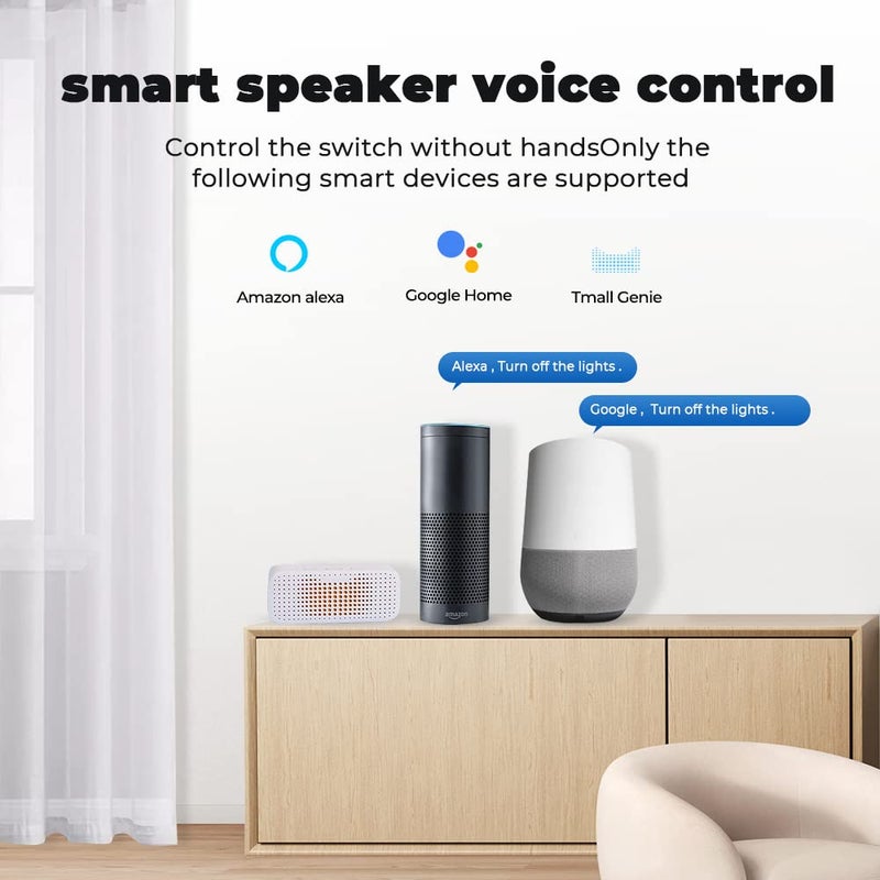 Khazna Universal Smart Plug, 16A Smart Socket Wi-Fi Plug Works with Amazon Alexa, Google Home, Remote Control & Voice Control with Electricity Statistics Timer Function, Wireless Socket for Smart Home - Image 4