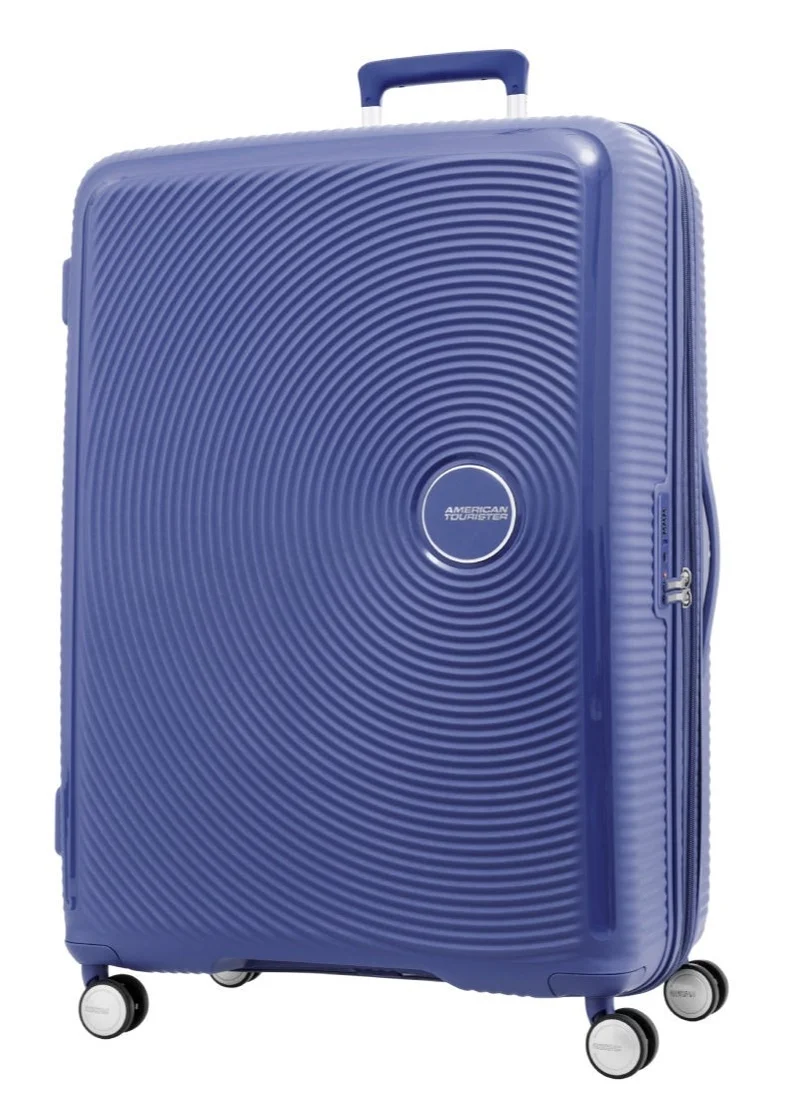 امريكان توريستر سامسونايت كيريوس سبينر 80 سم - ألترا مارين - ضمان عالمي 3 سنوات