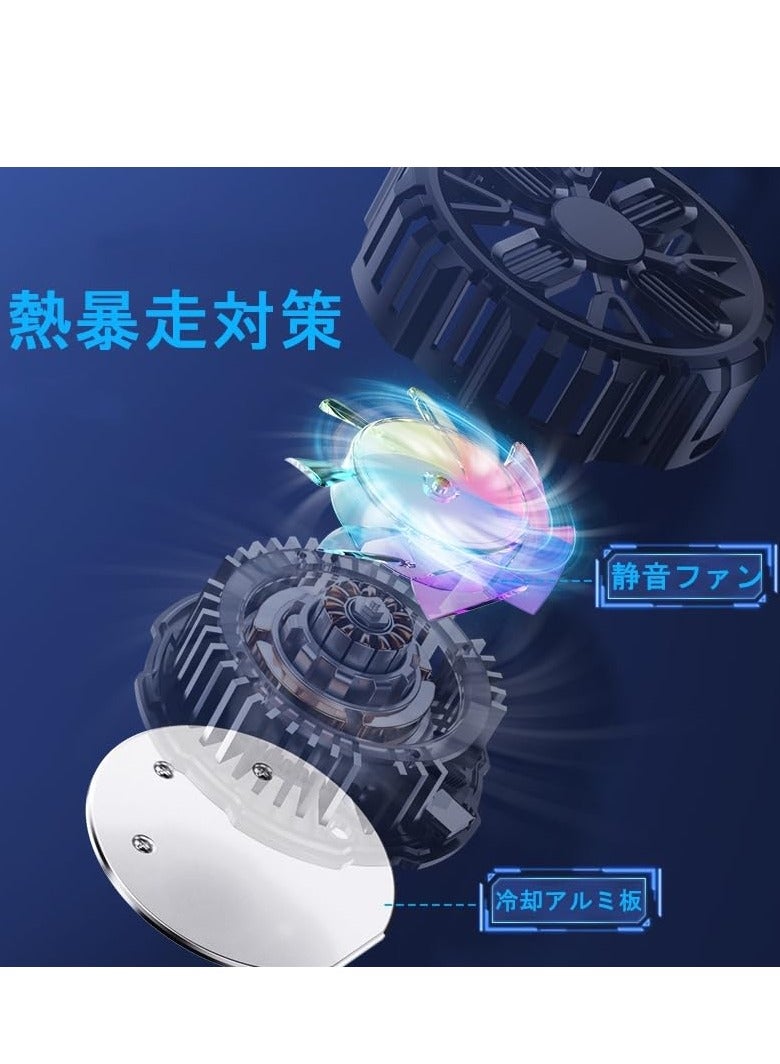 JAJEEK USB-Powered Smartphone Cooling Fan – Maho Cooler Pad with Magnetic Adsorption, Peltier Technology for Rapid Cooling, Heat Protection for Gaming, Portable & Efficient Cooling for iPhone & Android - Image 4