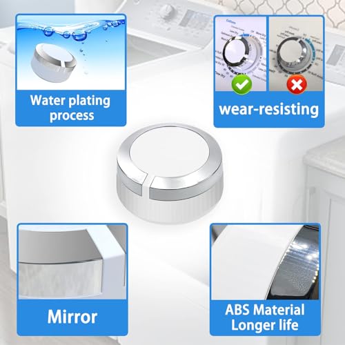 HPUY WE01X24552 Dryer Timer Control Knob Replacement Compatible with GE General Electric Dryer Knob Replacement Models GTD33EASK0WW GTD42EASJ2WW GTD45EASJ2WS GTD42EASJ0WW GTD42GASJ2WW 2PCS - Image 4