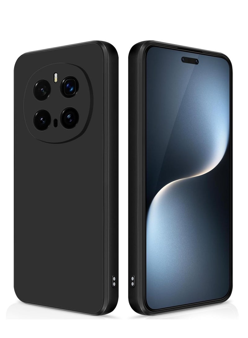 BORTONY Honor Magic 7 Pro Silicone Case Cover Liquid Silicone Anti-scratch Shockproof Case with Fiber Inner Layer Cover for Honor Magic 7 Pro 5G 6.8-inch - Image 1