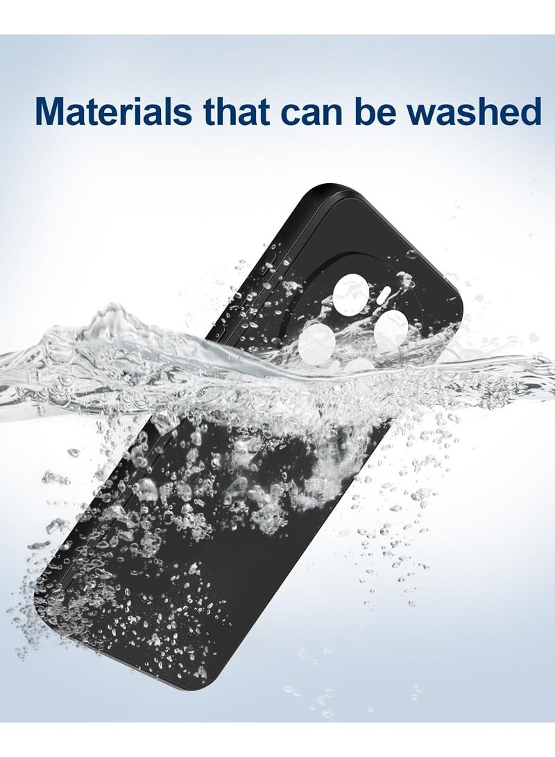 BORTONY Honor Magic 7 Pro Silicone Case Cover Liquid Silicone Anti-scratch Shockproof Case with Fiber Inner Layer Cover for Honor Magic 7 Pro 5G 6.8-inch - Image 5