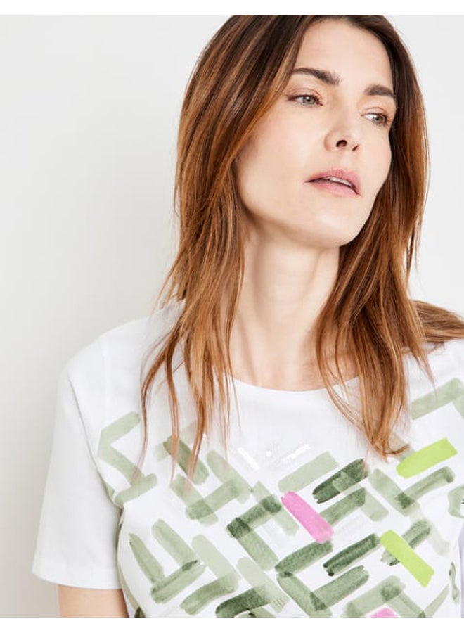 GERRY WEBER T-shirt with front print - Image 4