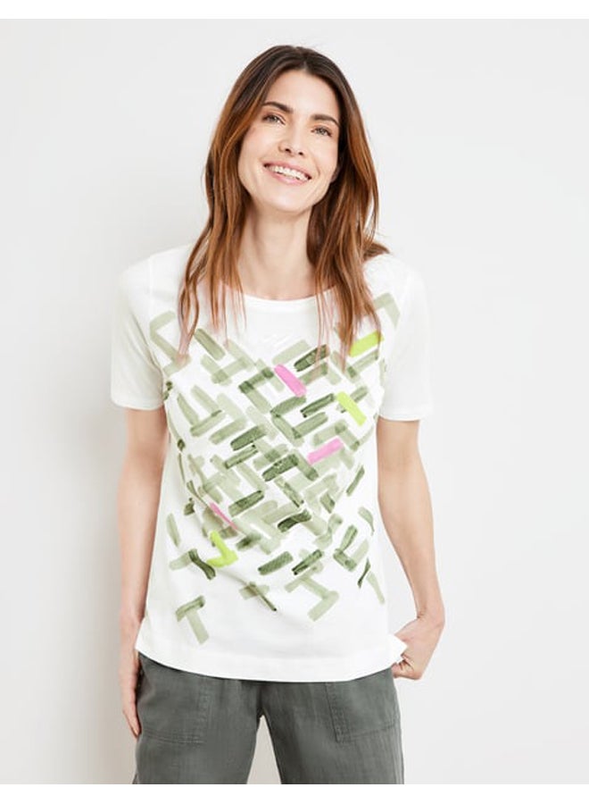 GERRY WEBER T-shirt with front print - Image 2