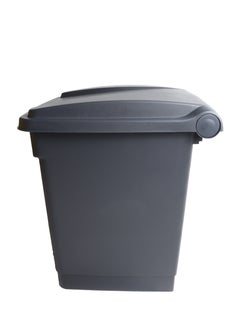 Generic Step Trash Bin | Plastic Matte Finish | Suitable For Bathrooms, Kitchens & Communal Spaces | Grey | 30 Liters  - Image 4