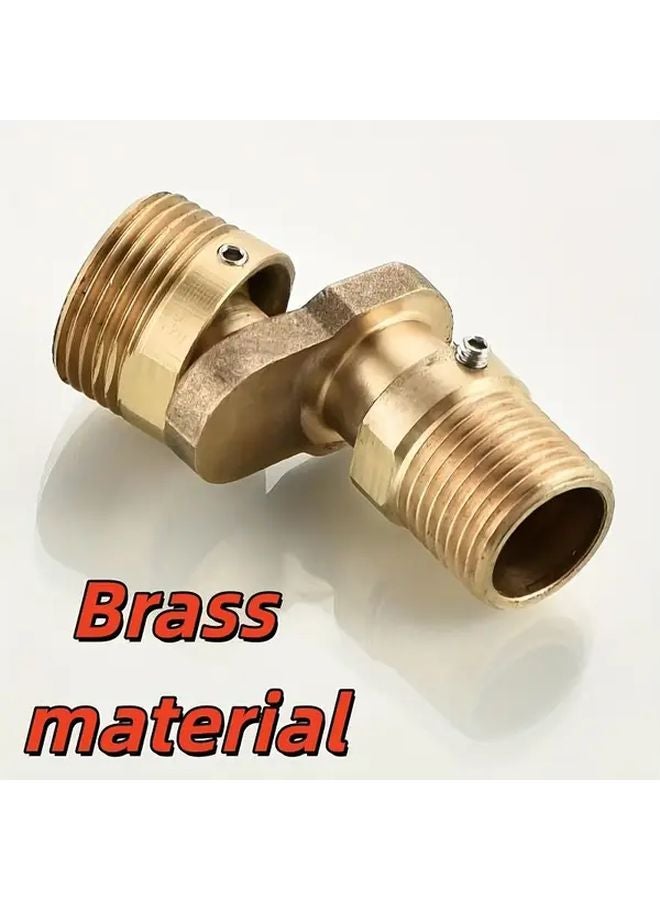2pcs Copper Shower Head Reducer 360 Adjustable Universal 4 6 Thread Mixer Water Flow Control - Image 2