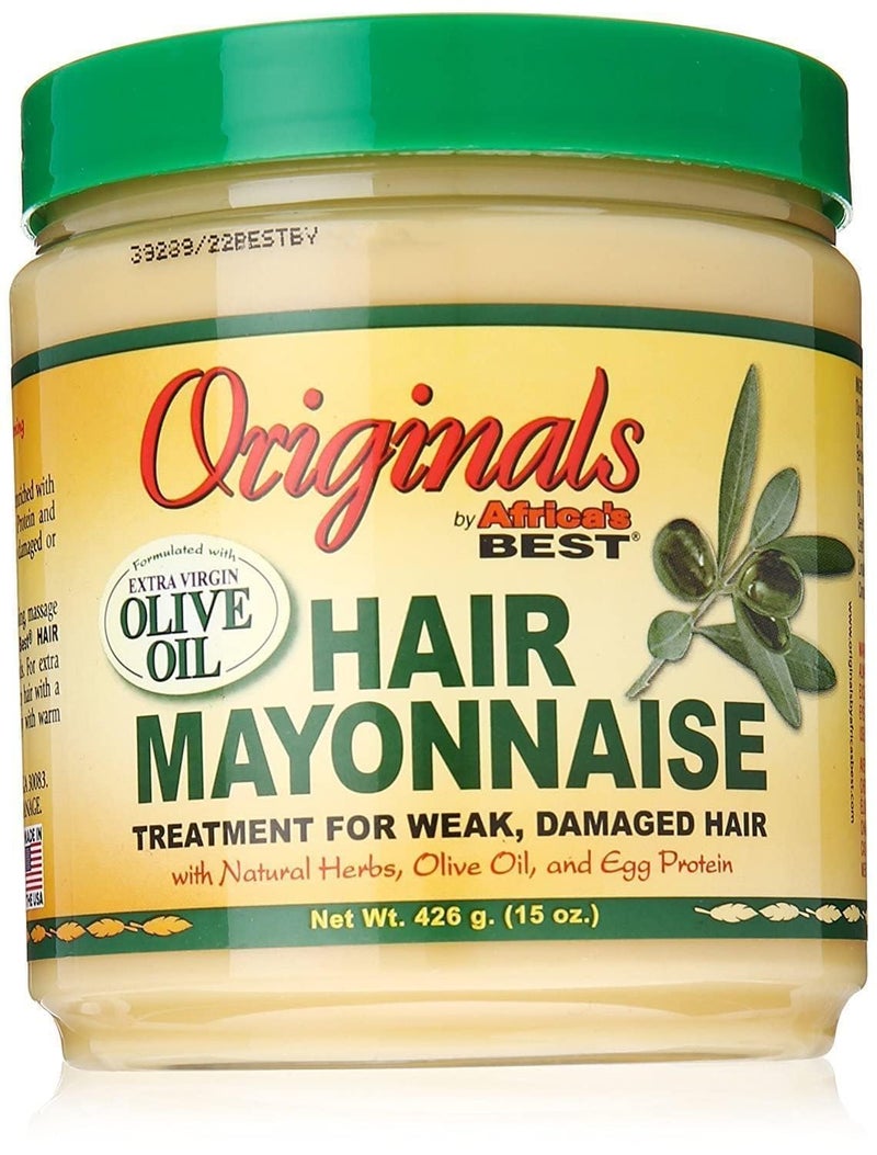 Africa's BEST Africas Best Orig Hair Mayonnaise 15 Ounce Jar (443ml) - Image 2