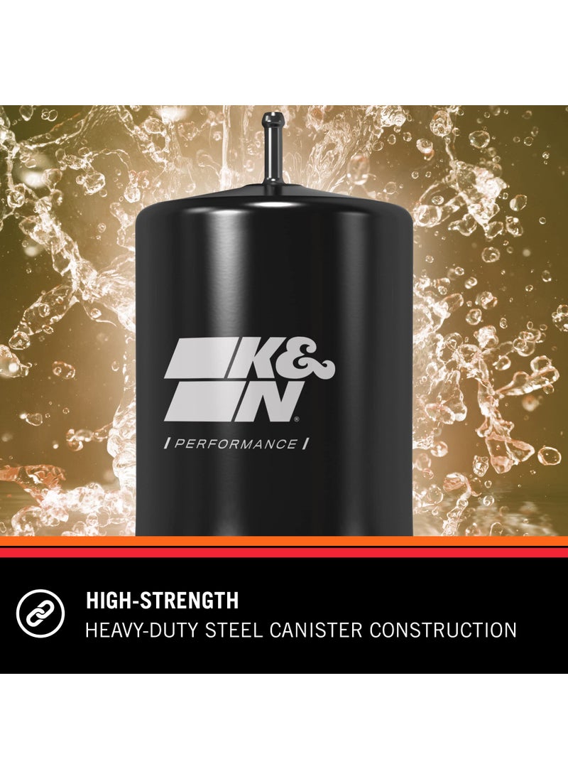 K+N K&N Gasoline Fuel Filter: High Performance Fuel Filter, Premium Engine Protection, Compatible with 1983-2004 Nissan/Infiniti Fuel Injected Gasoline Engines, PF-1100  - Image 4