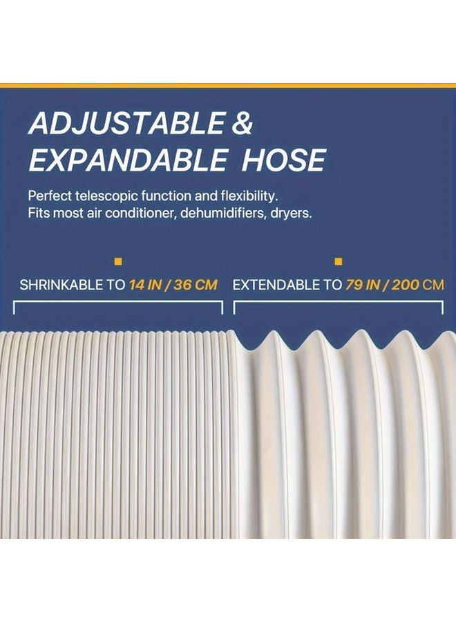 LOVIGA 79 Inch Portable Air Conditioner Exhaust Hose 5 9 Inch Diameter Leak Proof Design - Image 5