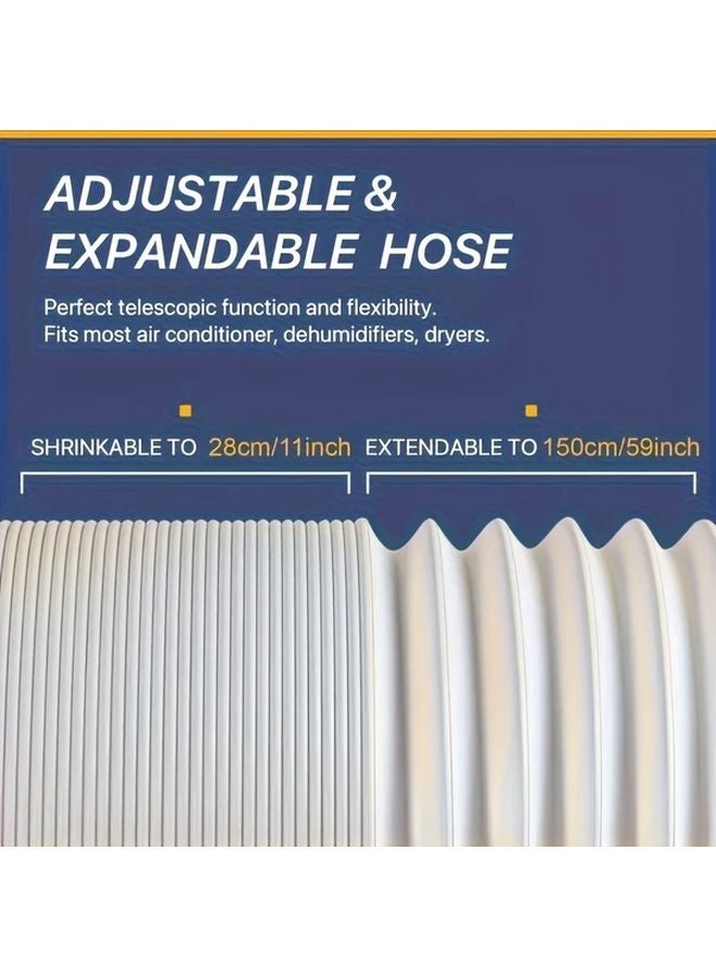 LOVIGA 79 Inch Portable Air Conditioner Exhaust Hose 5 9 Inch Diameter Leak Proof Design - Image 4