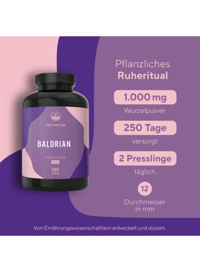 True Nature Valerian 500 tablets ,Promotes relaxation and reduces stress and supports better sleep quality - Image 2