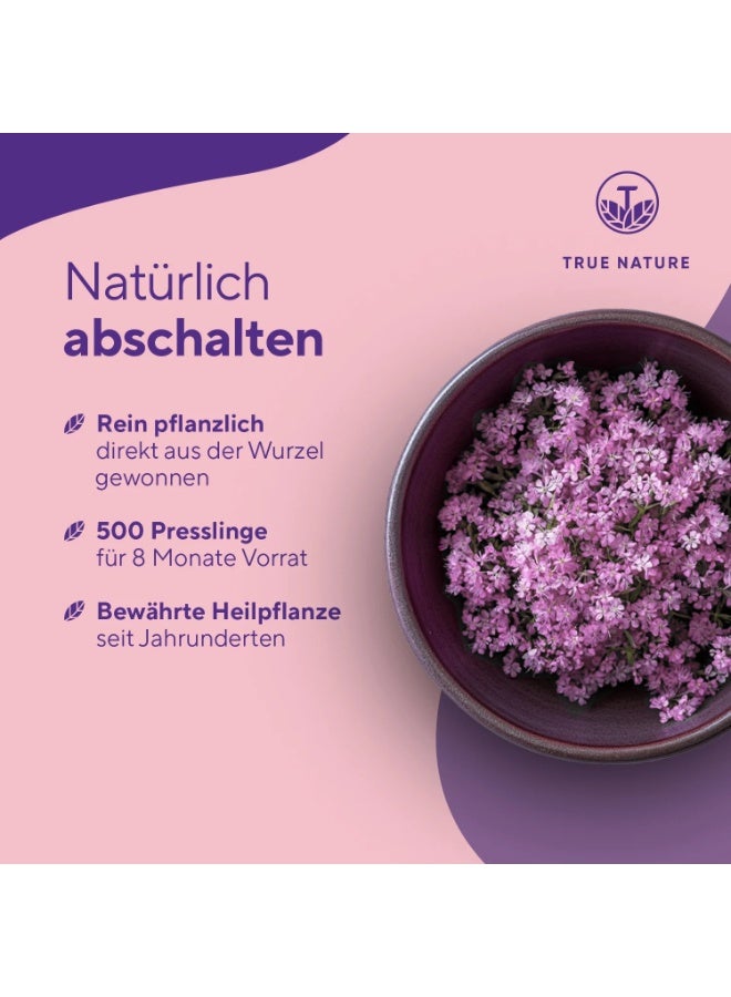 True Nature Valerian 500 tablets ,Promotes relaxation and reduces stress and supports better sleep quality - Image 3