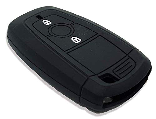 Shopoflux® Silicone Smart Key Cover Compatible with New Ford Ecosport Titanium (Pack 2 Black Silicon) - Image 4