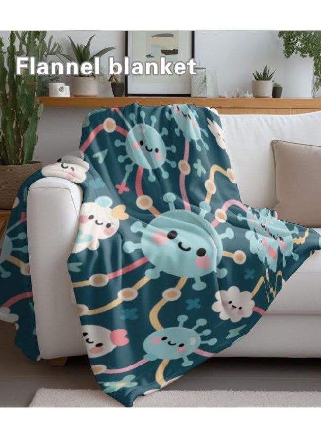 عام بطانية رقيقة من الفانيلا (حرارة ومريحة، ومناسبة للنوم واستخدام اللعبة والغبار والرمل) 150 سم * 200 سم - 1058 - Image 1