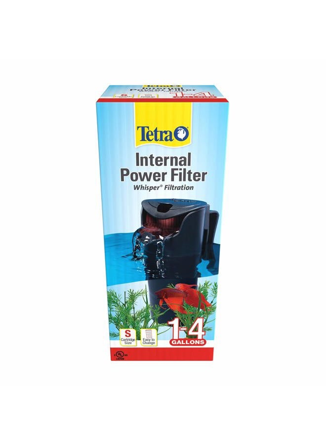 Tetra فلتر الطاقة الداخلي Whisper 4i، ترشيح للأحواض بين 1 و 4 جالونات - Image 1
