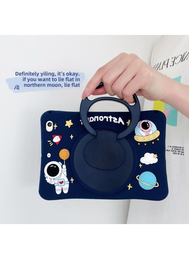 Generic - 360 Rotating Cat Face For Apple Ipad56 Generation 10.9/10.2 Huawei V7 Samsung A9T295 Lenovo Vivo-Color:Powder Cat +360 Rotating Bracket-Applicable Model:SX-Tab S6 Lite P610 /P615(10.4 Inch) - Image 1