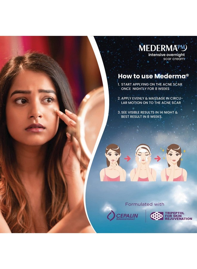Mederma Pm Old & New Acne Scar Removal Cream 30G - Image 2