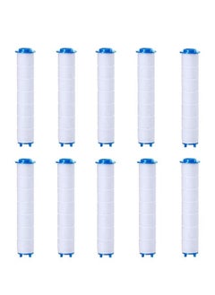 Set of 10 PP Cotton Filter, High Pressure Handheld Shower Head PP-Cotton Filter Cartridge (for Replacement)