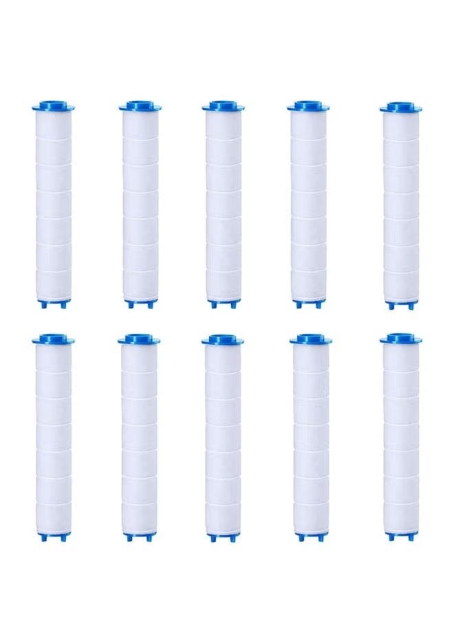Generic - Set of 10 PP Cotton Filter, High Pressure Handheld Shower Head PP-Cotton Filter Cartridge (for Replacement) - Image 1