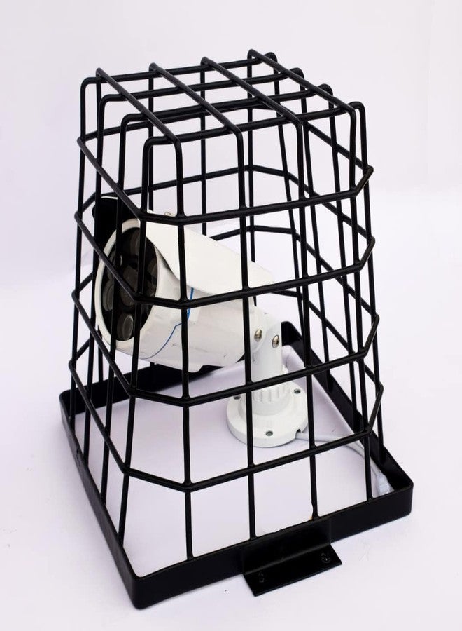 CCTV Camera Protection Cage | Metal Safety Guard for CCTV Dome and Bullet Cameras | Anti-Theft, Anti-Vandal Wall Mount Cage | Heavy-Duty Rustproof Wire Cover for Indoor & Outdoor Use (1) - Image 3