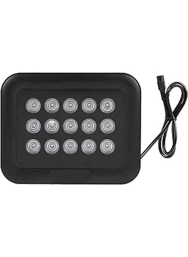 ضوء مصفوفة LED بالأشعة تحت الحمراء مقاوم للماء IP66 مع مستشعر 12 فولت 15 قطعة - Image 1