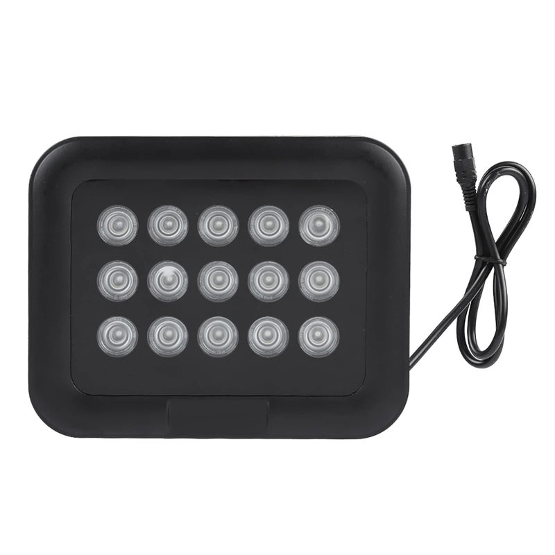 ضوء مصفوفة LED بالأشعة تحت الحمراء مقاوم للماء IP66 مع مستشعر 12 فولت 15 قطعة - Image 2