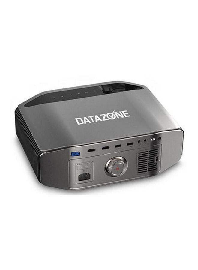 Datazone FHD Home Projector - 3500 Lumen DZ-P-4009 Titanium Silver - Image 2