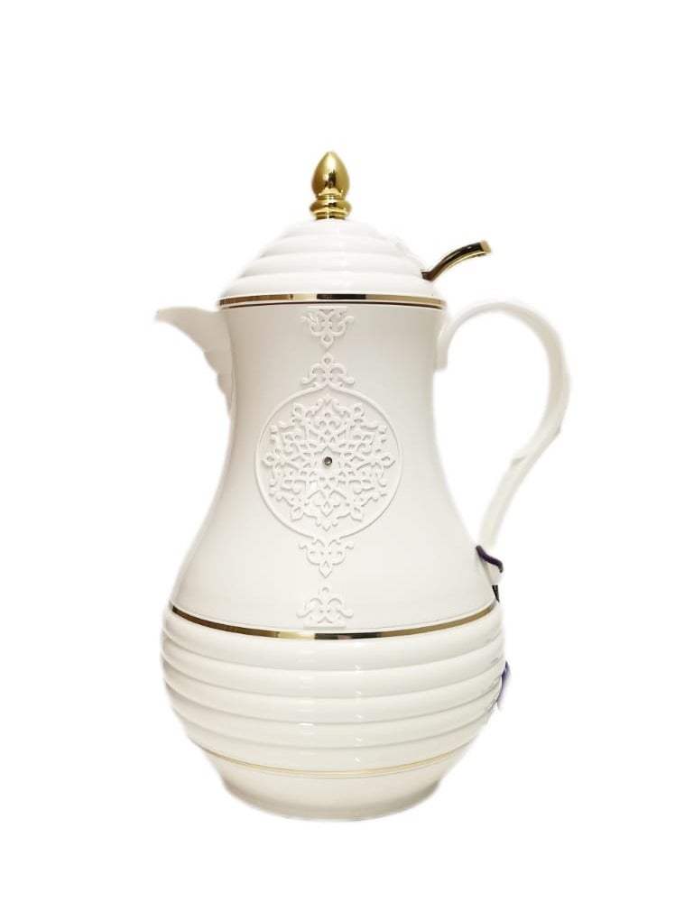 Rose Tea pearl white flask consisting of three pieces (1.5 liters + 1 liter + 0.6 liter) - Image 5