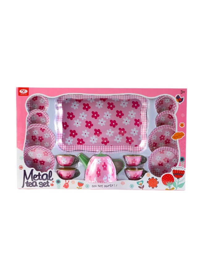 Metal Tea Set for Kids - Image 1
