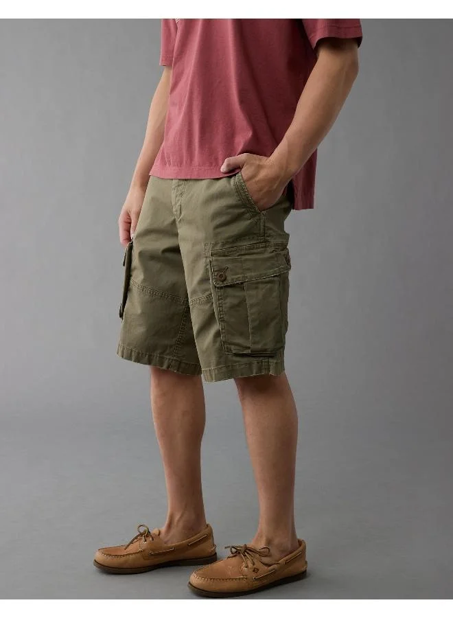 American Eagle AE Flex Lived-In Longer Length Cargo Short