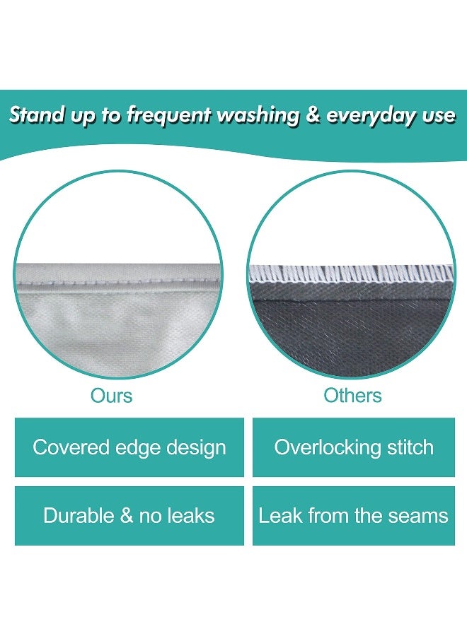 wegreeco Reusable Hanging Wet Dry Cloth Diaper Bag (Grey) - Image 3