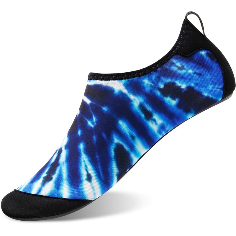 BARERUN Water Sports Shoes Barefoot Quick-Dry Aqua Yoga Socks Slip-on for Men Women Blue 6.5-7.5 M US Women - Image 4